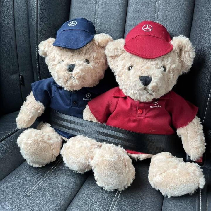 4S Store Mercedes-Benz Bmw Audi Logo Teddy Bear Plush Toy Teddy Bear Doll Toy Production for Car Use