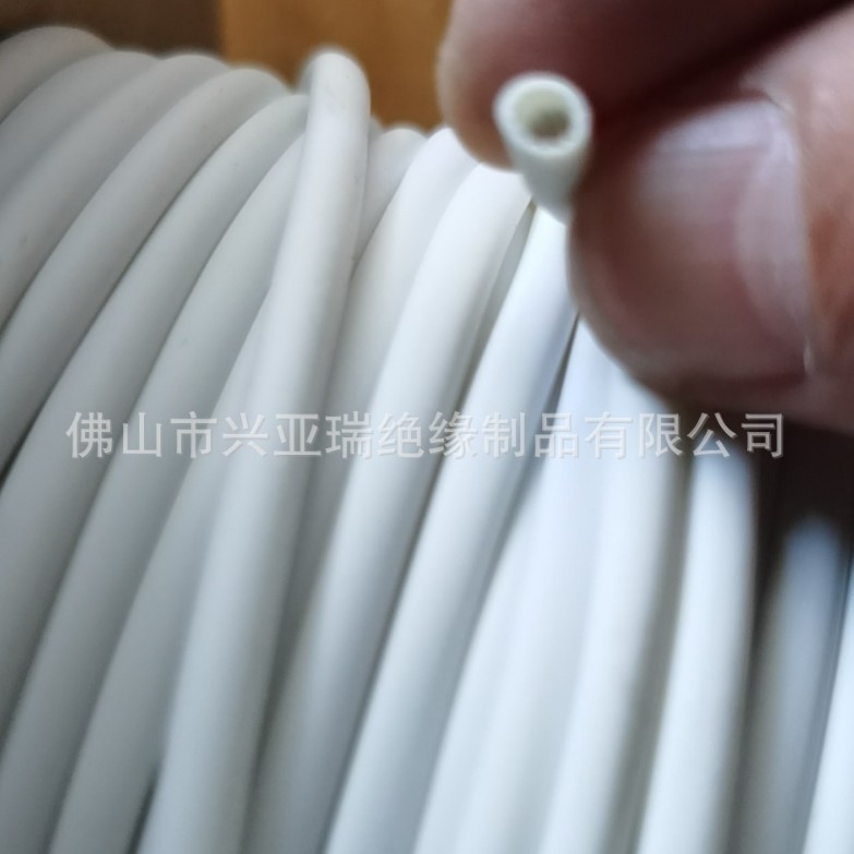 广东佛山耐高压纤维管7KV7000V玻纤管高压抗撕裂内硅胶纤维套管