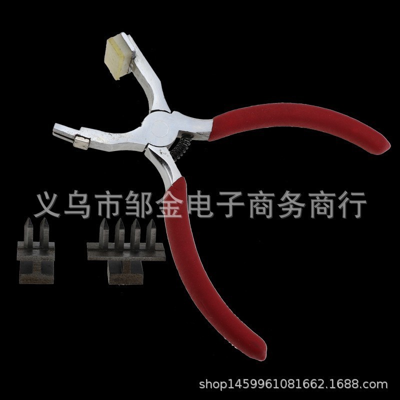 Diy手作業の皮革の皮の彫刻の形のツールの辺の油の筆の篆刻の刀のプリントのパンチの穴あけ器|undefined