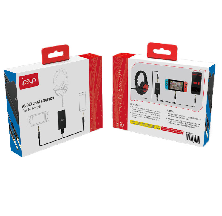 PG-9176switch音频二合一转换器 NS耳机音频一分二转换线转换器