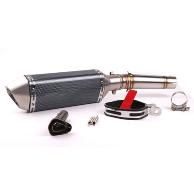 Motorcycle Exhaust Pipe Front Middle Section for Honda Nc700 Nc750 Nc750X 2012-2017 (Exhaust pipe) - a