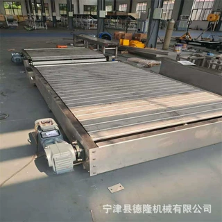 不锈钢高温输送链板生产流水线吨包传送带重型链板输送设备非标定