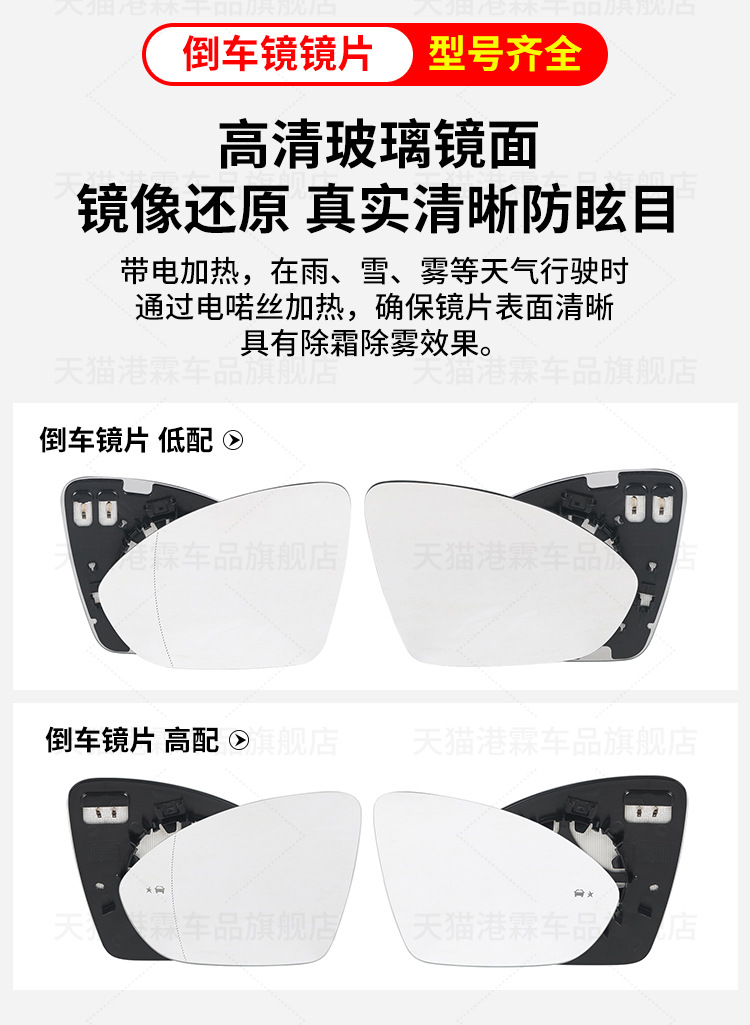 Suitable for 20-23 Buick Envision S Rearview Mirror Housing Plus Reversing Mirror Frame Lens Turn Signal