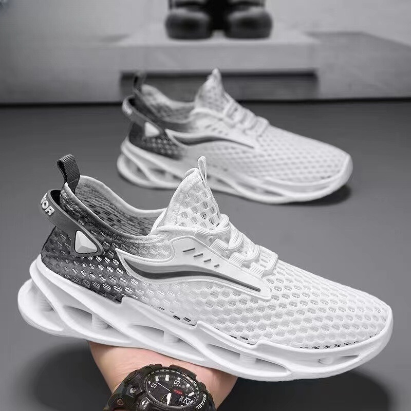 2026 Cross-Border Men's New Mesh Breathable Thick-Soled Comfortable Sports Casual Shoes Versatile Low-Top Running Shoes for Men