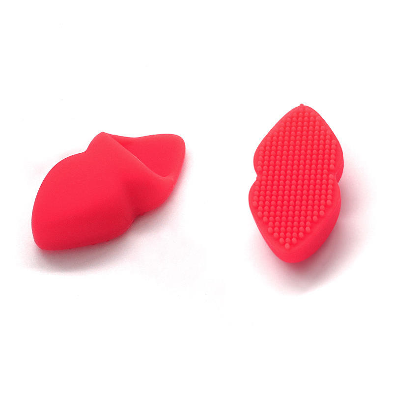 Nuevo cepillo de lavado facial de silicona en forma de manguito de dedos de labios cepillo de limpieza facial manual herramienta de limpieza facial cepillo de champú para bebés image 8