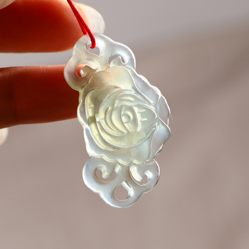 Factory Wholesale: Xiuyu Peony Flower DIY Hairpin, Hollowed-Out Lock Pendant/Jade Plate Charm Accessories