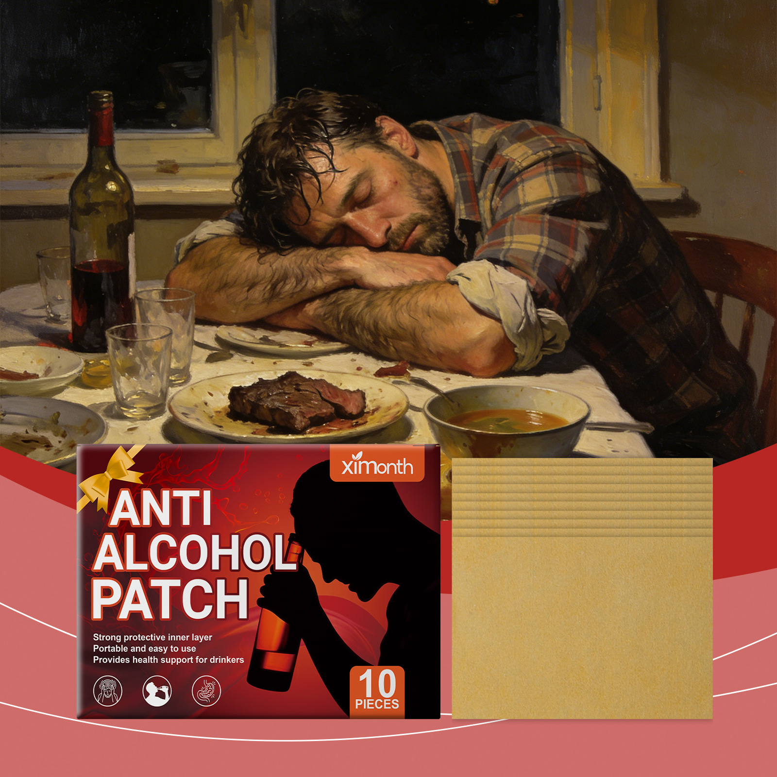 Ximonth Body Care Patch Gentle and Comfortable Fit on the Body, Refreshing and Breathable, Body Vitality Care Patch
