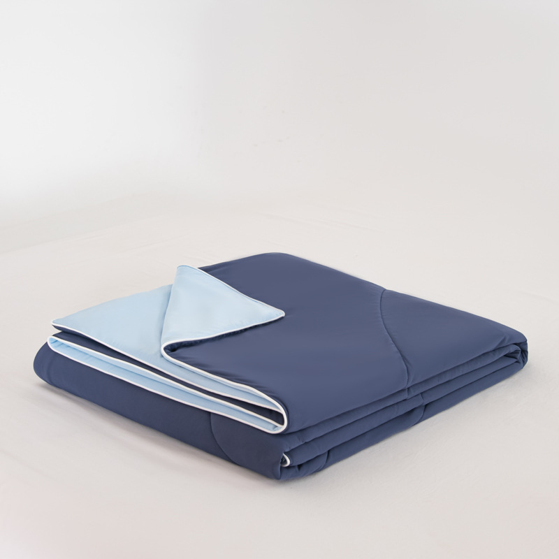 New Class a Nylon Cool Ice Cream Double-Sided Pure Color Summer Quilt Summer Cool Quilt Air-Conditioned Quilt Machine Washable Cool Quilt