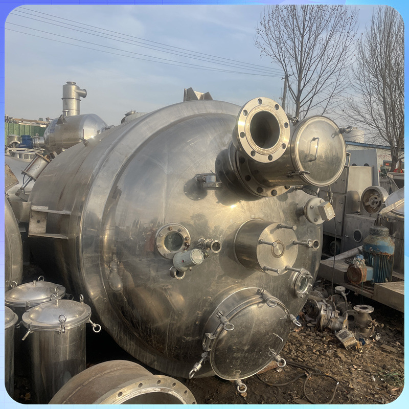 二手提取罐 直筒提取罐 304不锈钢提取罐 电加热提取浓缩化工设备