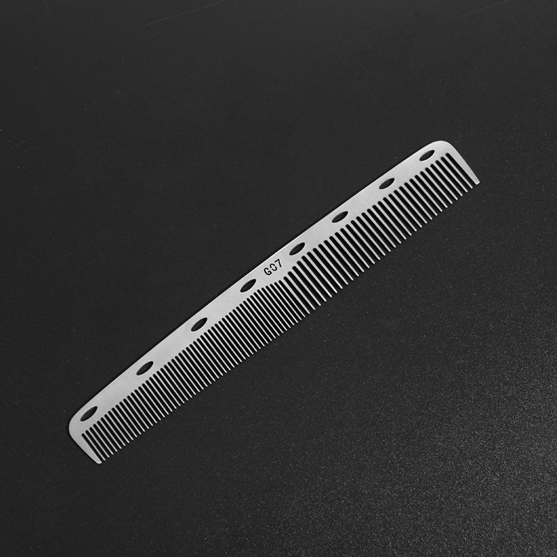 Peine de acero con agujeros G07