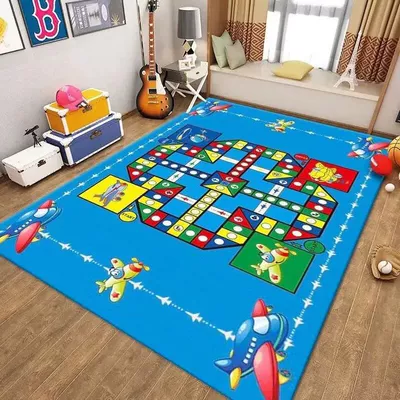 Avtomobil döşəmə paspasları — Lot Floor Mat - light-blue-7-80x-120cm