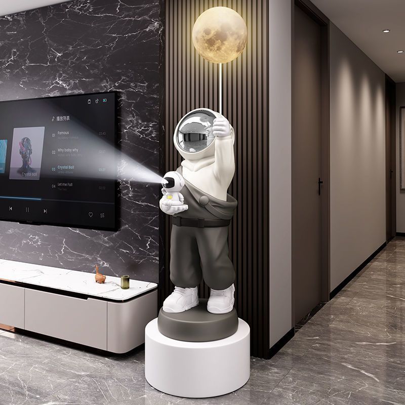 星空灯太空人宇航员大摆件大型落地客厅电视柜旁边装饰品乔迁礼物|undefined