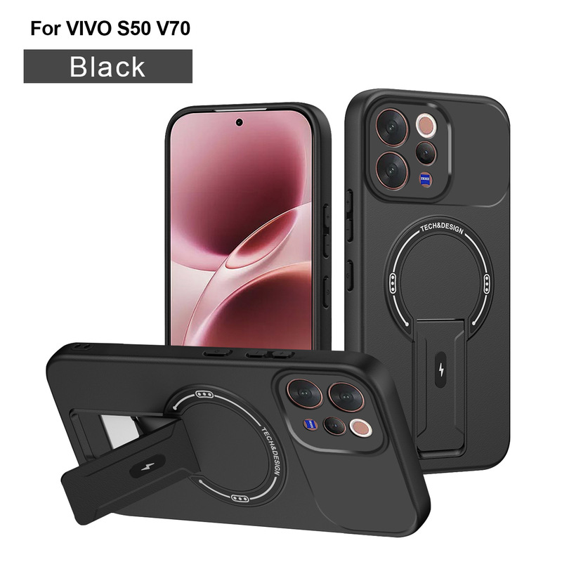 Suitable for VIVO V70 magnetic skin-feel phone case, V60 stand, S50 anti-drop, Y05 protective cover