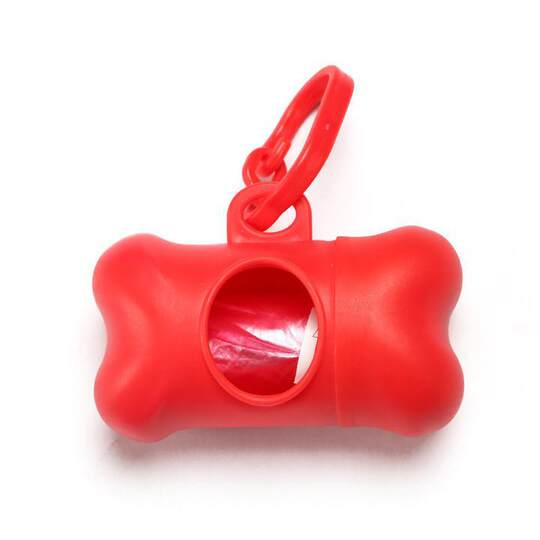 Pet Toilet Trash Can Dog Pet Cleaning Supplies Bone Type Pet Trash Box Portable Garbage Bag Box