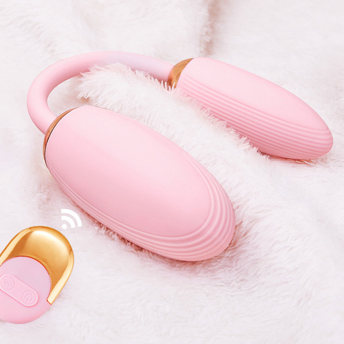 Meilian double-headed remote-controlled vibrator female masturbator vibrator clitoris G-spot stimulation massage adult sex toy