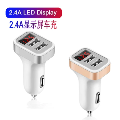 charger with digital dual usb – Mobil şarj cihazları