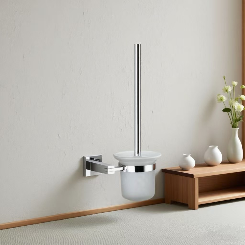 Fabricante directo de limpieza de seis piezas de colgantes de baño, estante de papel de aluminio, barra de toallas, estante de tazas