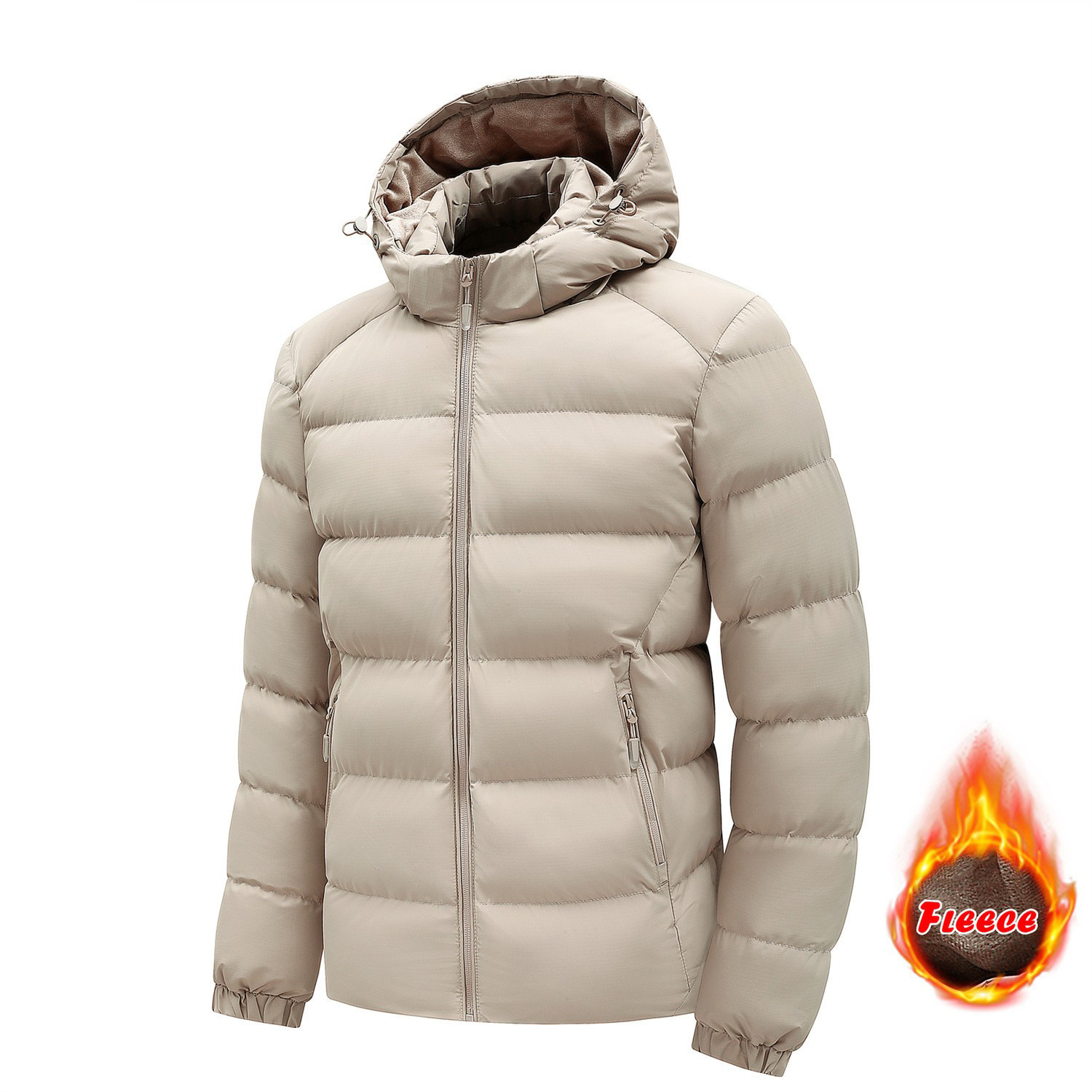 Transfronteriza mayorista de moda moda de algodón de pluma de hombre ocio grueso costilla chaqueta de algodón cálida chaqueta de comercio exterior chaqueta de algodón