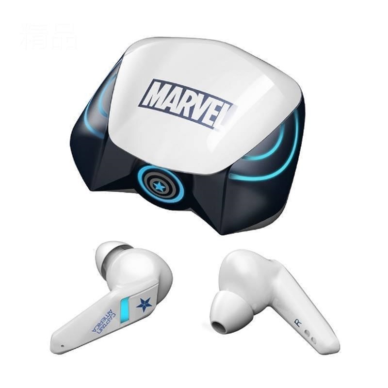 マーベルIP提携Bluetoothヘッドセット、ワイヤレスイヤークリップ、オーバーイヤー型、eスポーツ、ゲーム、スポーツ、クール、クロスボーダー、ドロップシッピング対応|undefined