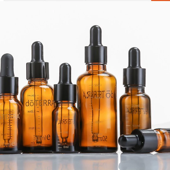 Светонепроницаемая бутылка эфирного масла с бутылкой-капельницей Для чешуи, косметическая субупаковка, стеклянная Пустая бутылка, бутылка с роликовым распылителем dotley