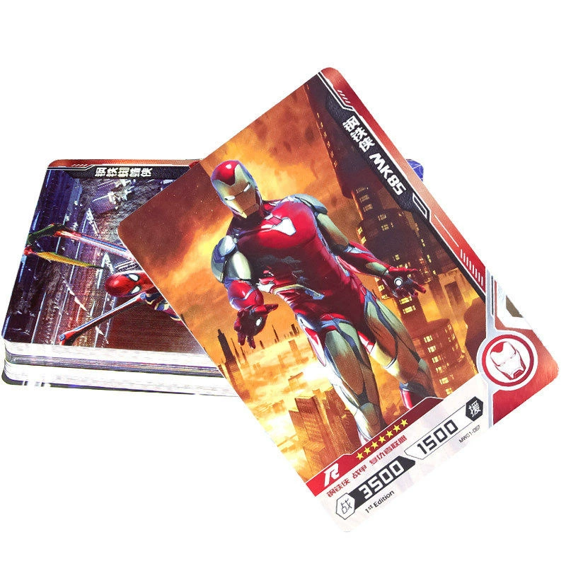 Мстители, карты, книга-карта, Marvel, лимитированная серия, полный набор, Железный Человек