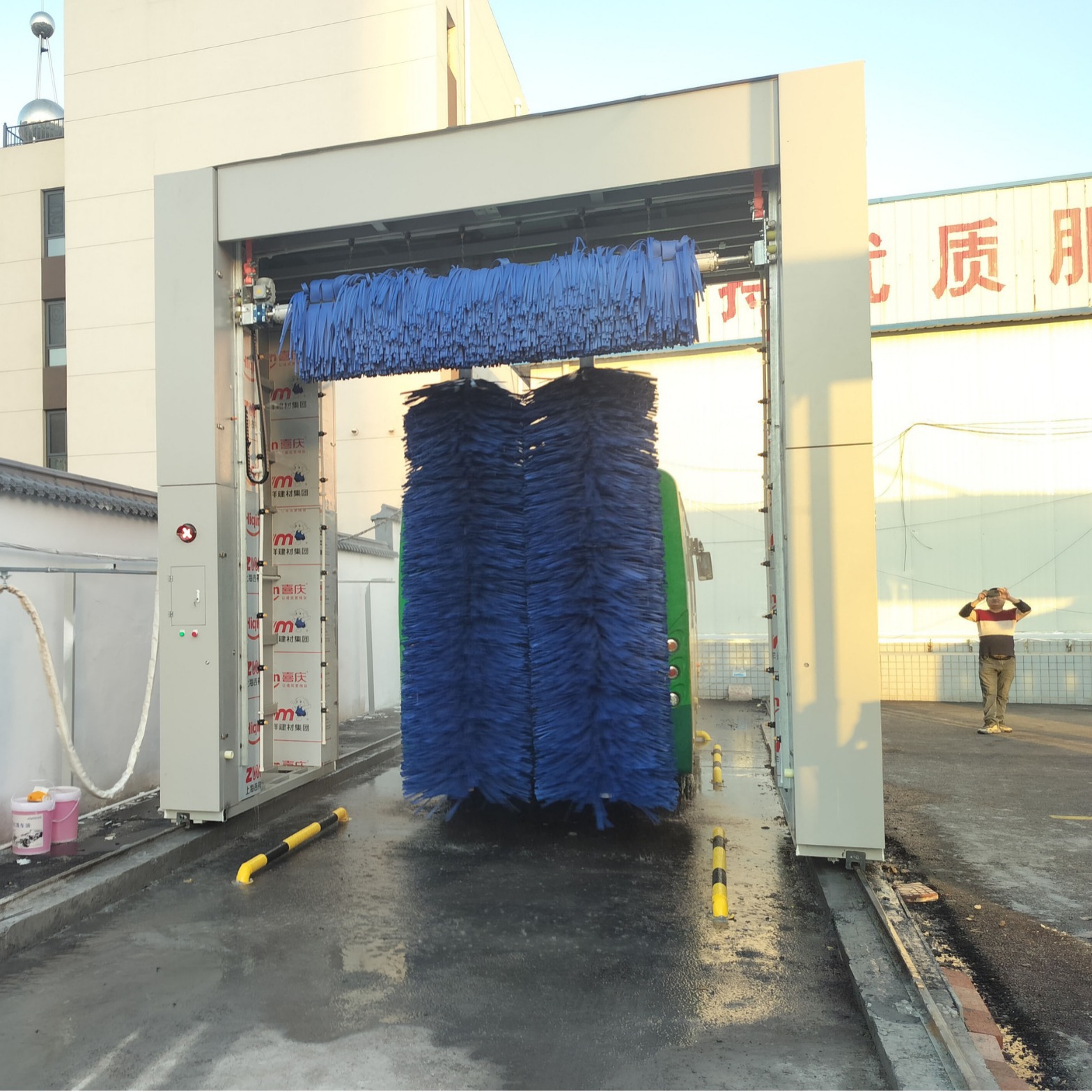 Lavadora del autobús lavadora automática del coche del ordenador grande lavadora automática del autobús