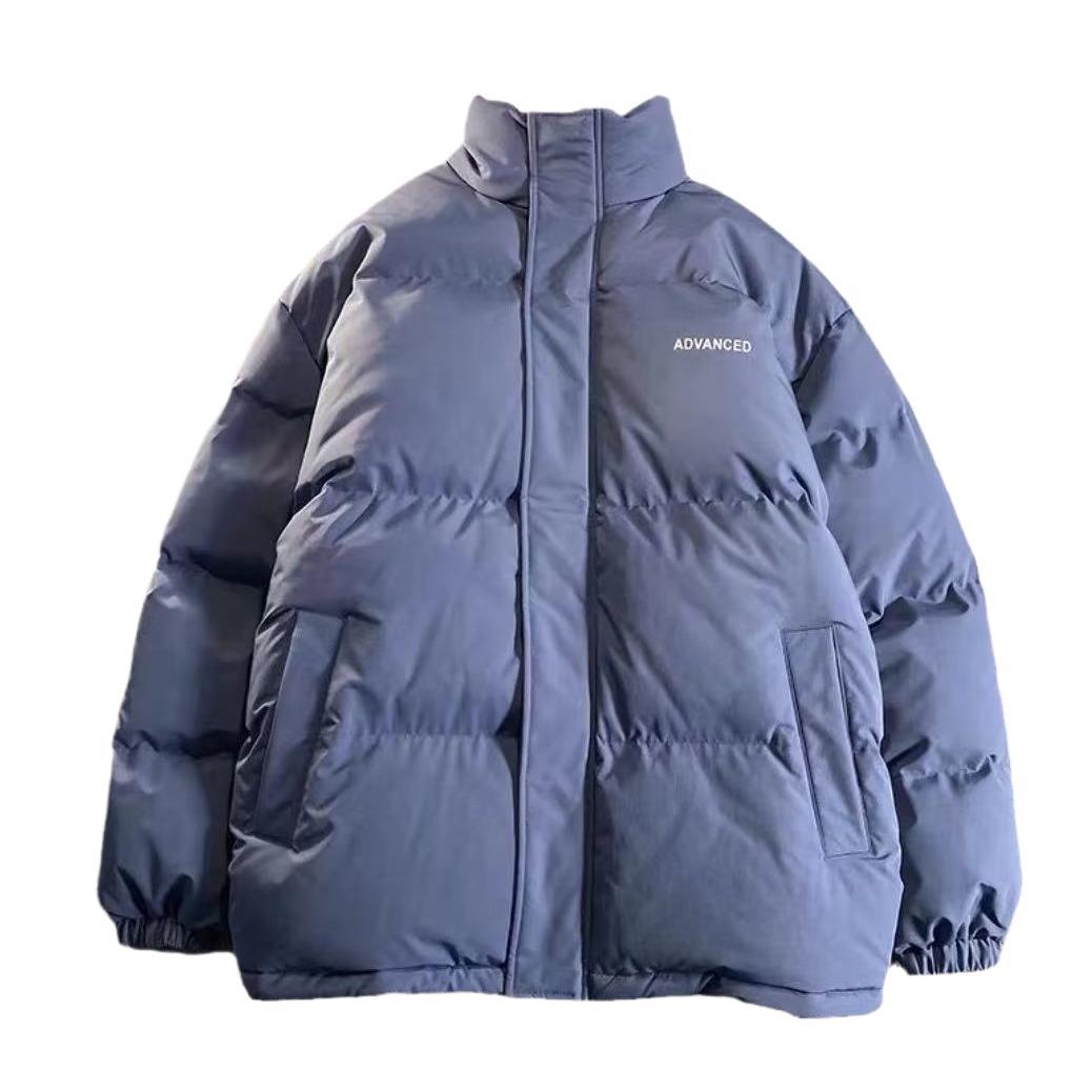 Invierno forrado de lana engrosada abrigo de algodón acolchado de los hombres de estilo coreano de moda nueva lana de cordero abrigo de algodón acolchado de estilo de Hong Kong suelta todo fósforo abrigo casual