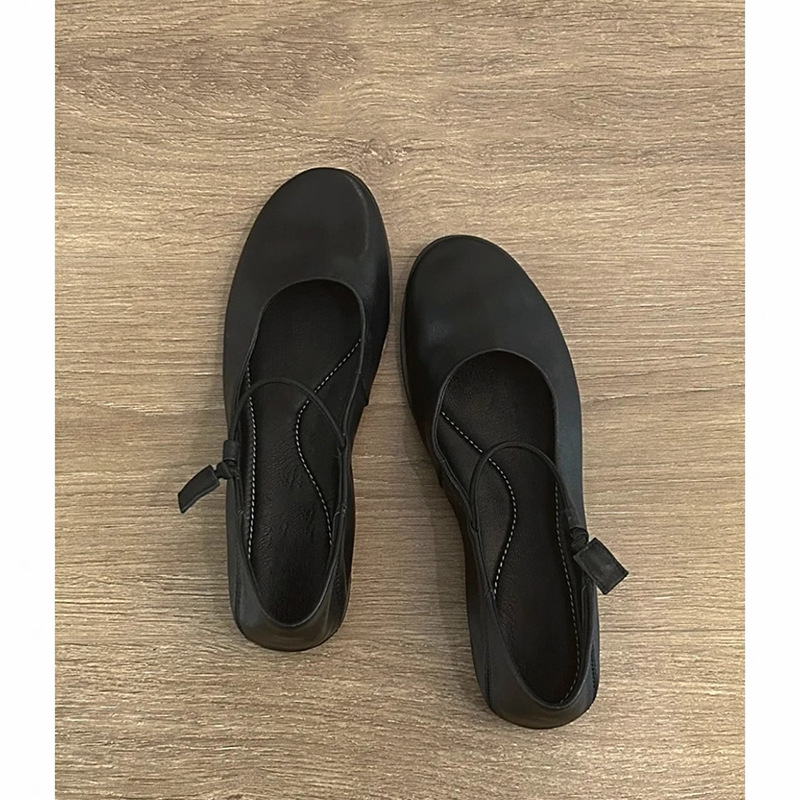 Scarpe mary jane in vera pelle da donna décolleté basse comode_voghion.com