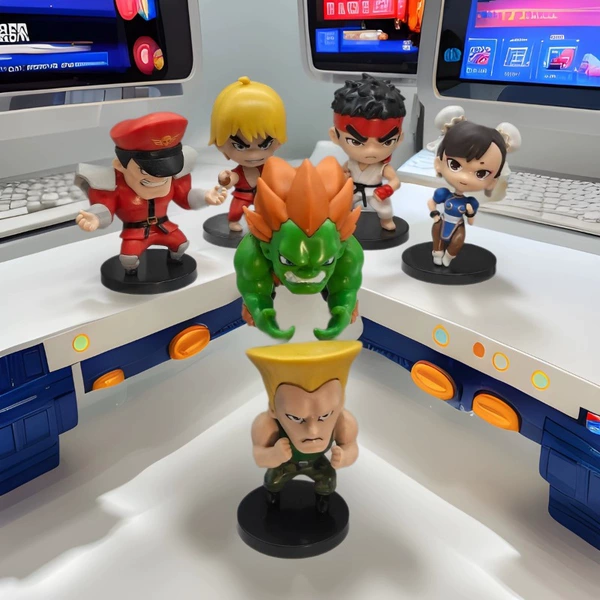 Street Fighter Six Models [6 shots are the whole set] OPP bag