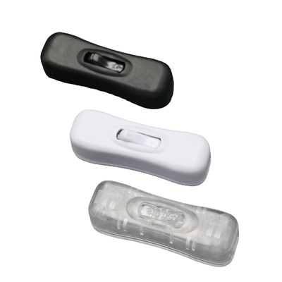 Produce 304 switch black white transparent power cord switch Ship Button switch Bedside lamps and lanterns switch