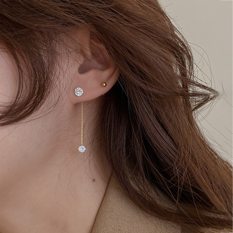 Deux zircons longs pour femmes, simples et polyvalents, avec un tempérament de niche personnalisé. Style minimaliste et cool_voghion.com