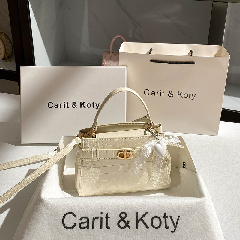 Dropshipping Fashion Crocodile Pattern Kelly Bag 2025 New High-End Work Bag Wholesale