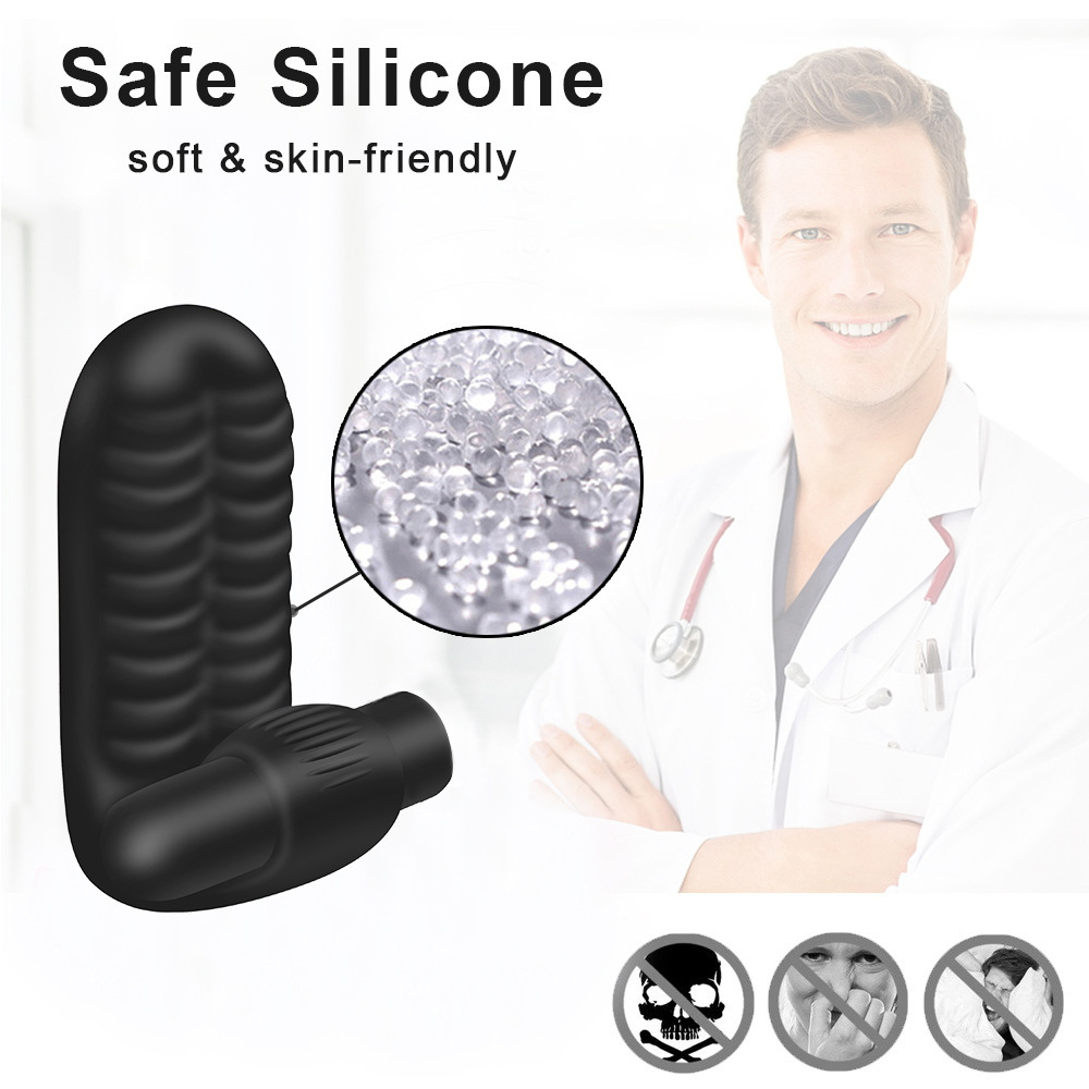 Genopladelig finger vibrator i silikone til par_voghion.com