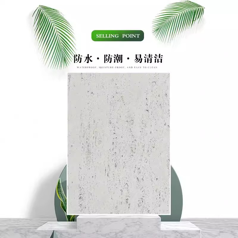 Porcelana suave Piedra flexible Tablero decorativo de travertino romano ligero Azulejos de exterior Tablero de pared de piedra Xingyue Panel decorativo de piedra de imitación
