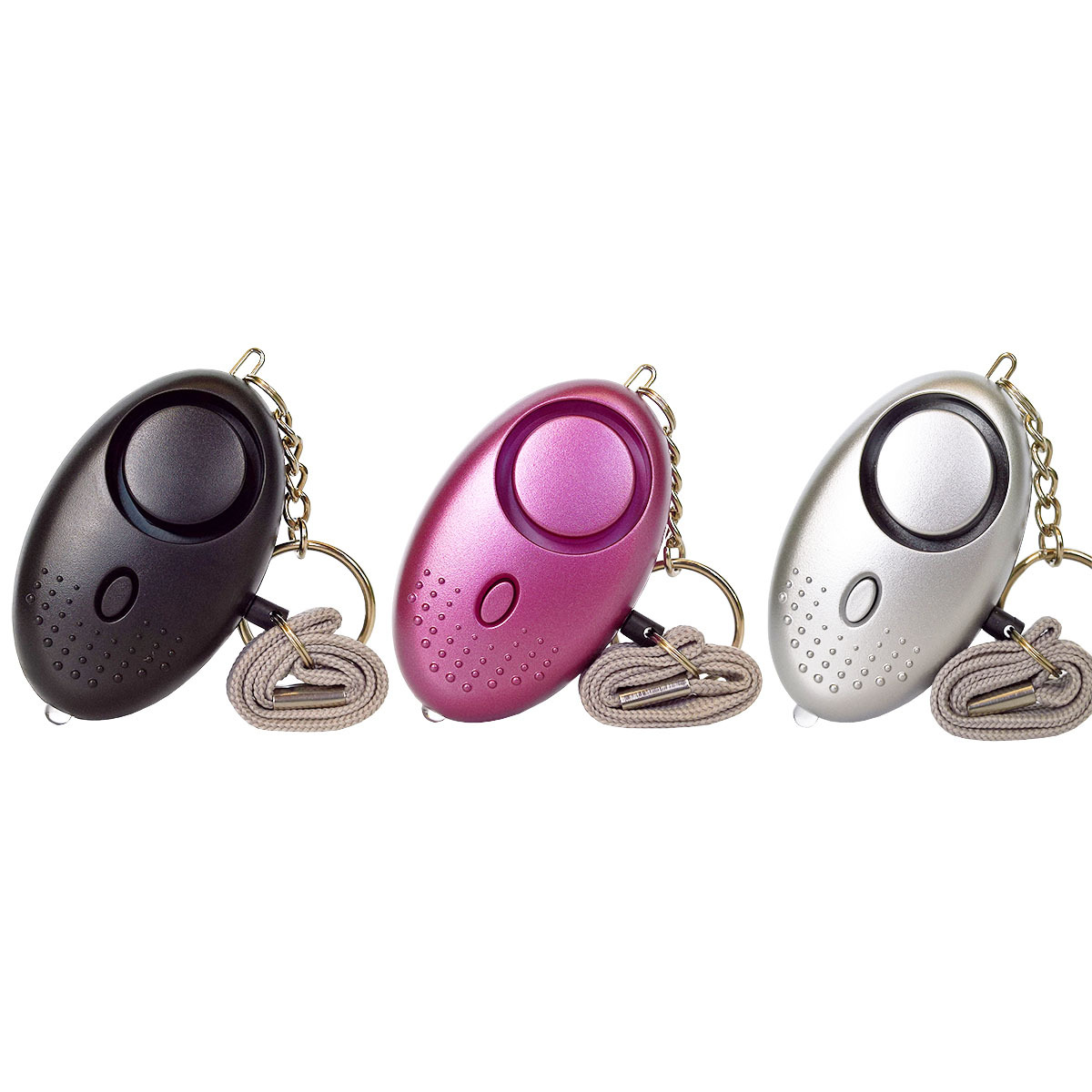 Alarma Llavero Forma de Ángel con Luz LED 130-135 dB para Mujeres y Defensa Personal