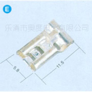 厂家销售DJ628-D4.8B，A，4.8弯脚插簧