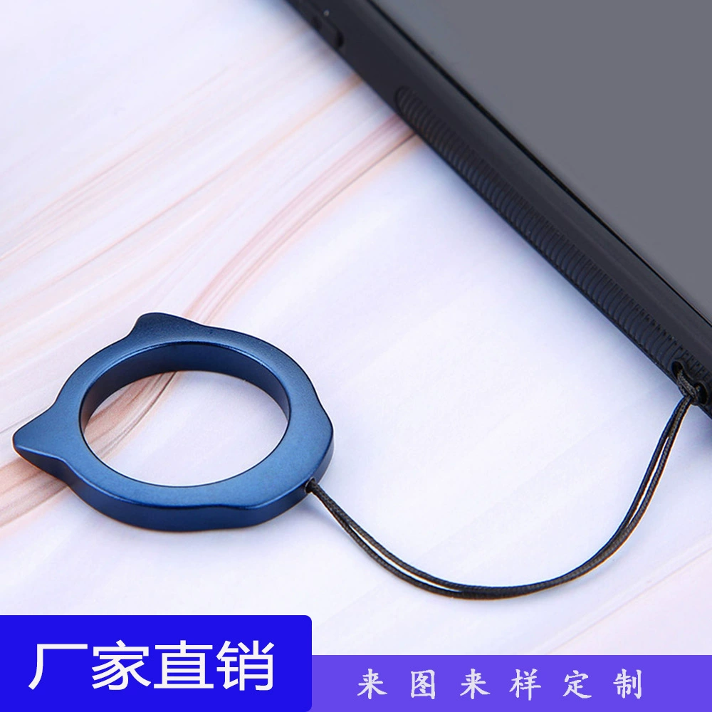 Мобильный Телефон Кольцо Пряжка Ультра Легкий Алюминиевый Сплав Кошачье Ухо Милый Мобильный Телефон Кольцо Ремешок Сертификат Ремешок U Диск Веревка