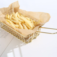 Manufacturer wholesale rectangular mini fry basket, French fries basket, small fry basket, American snack snack basket, fried chicken box