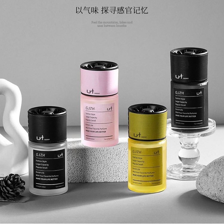 High-End Car Fragrance Ornaments Wholesale 2026 New Trendy Popular Fragrance Long-Lasting Light Perfume Deodorizer Odor Remover
