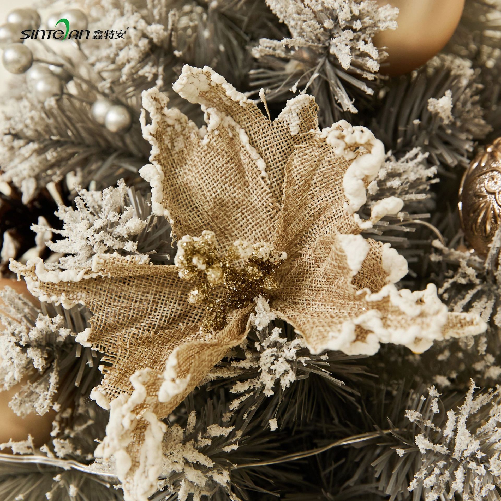 Árbol de Navidad Xintian de estilo nórdico, color gris plateado, para escritorio, 30/45/60 cm, decoración pequeña para escritorio, transfronterizo, Amazon.