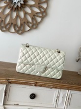 １１１２小香风cf炫彩五色金扣牛皮女包链条单肩斜跨翻盖腋下女包