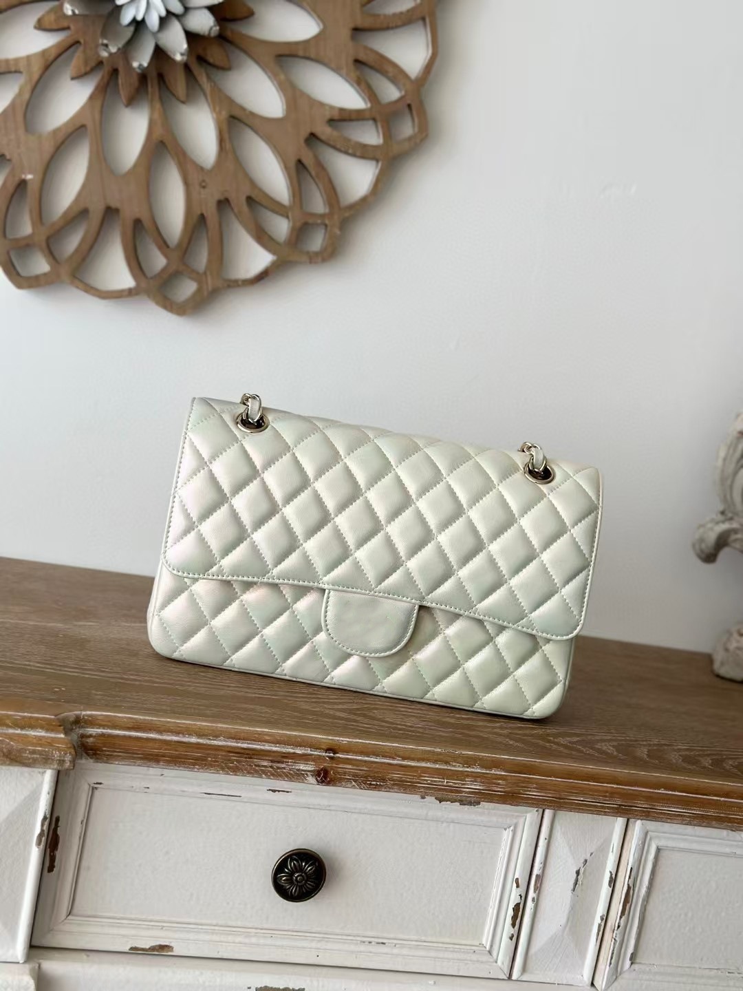 １１１２小香风cf炫彩五色金扣牛皮女包链条单肩斜跨翻盖腋下女包