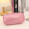 Japanese creamy coloured pencils, capacious pencil case for boys and girls, scheduler