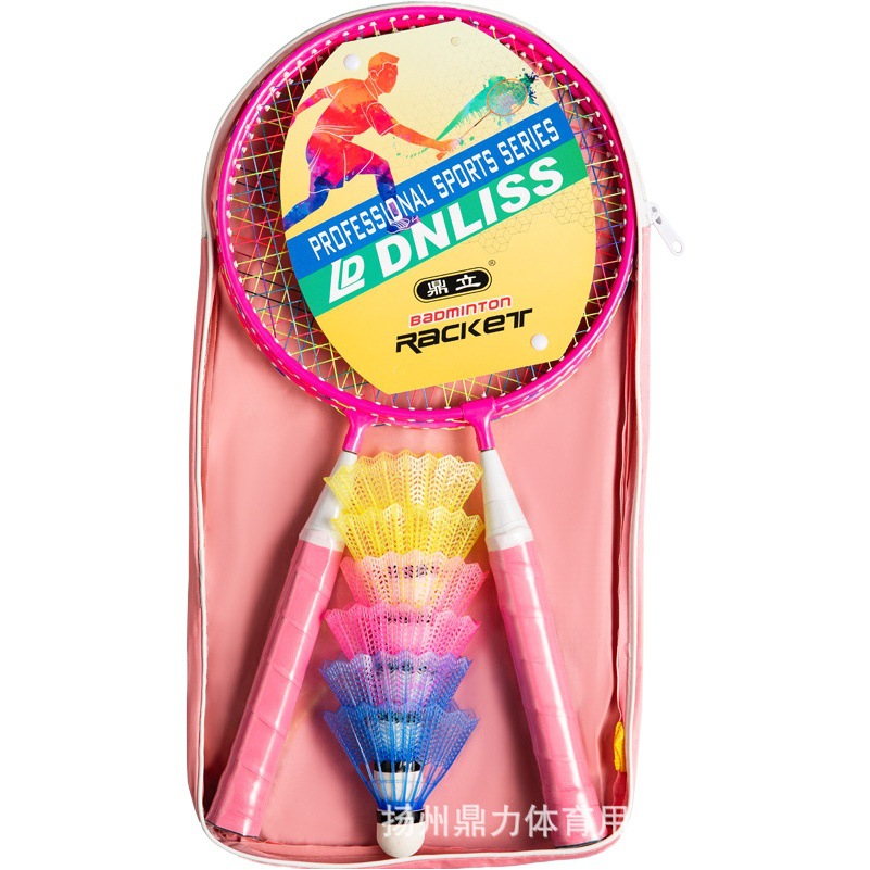 Niños traje de raqueta de bádminton estudiantes de primaria 3-12 años deportes al aire libre juguetes de ocio multicolor durable entrega de una sola pieza
