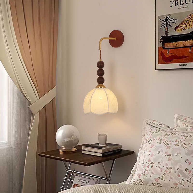 Lámparas pequeñas Meing estilo francés candelabro lights campos petrolíferos pastoral lámpara de cabecera mesa de comedor bar crema cabecera sur