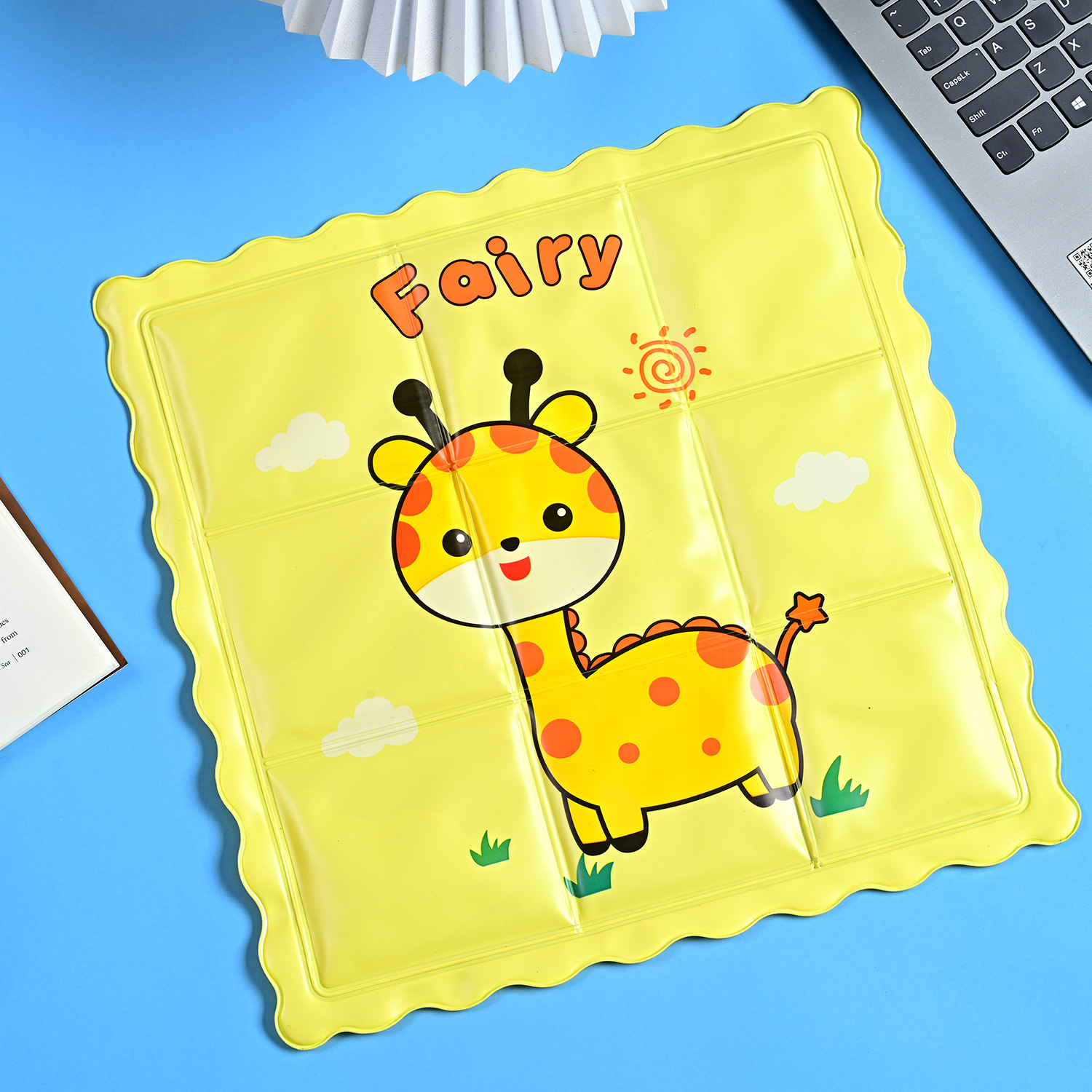 New Ice Pads for Summer, Cooling Products for Students, Ice Crystal Car Cartoon Gel Seat Cushions, Pvc Ice Seat Cushions Wholesale