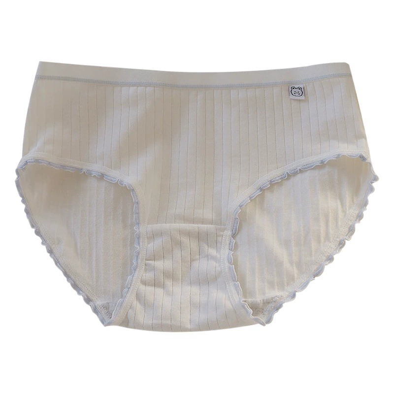 Оптовая продажа, простое однотонное хлопковое нижнее белье в японском стиле, женское нижнее белье со средней талией, большие размеры, Милые Удобные Хлопковые студенческие трусы для девочек