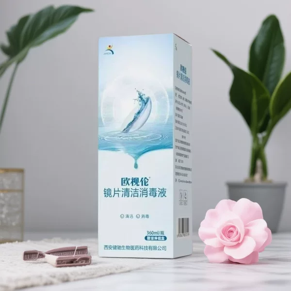 150ml Xi'An Jianchi Oshilun Lens Cleaning Care Solution Comes with a Companion Box