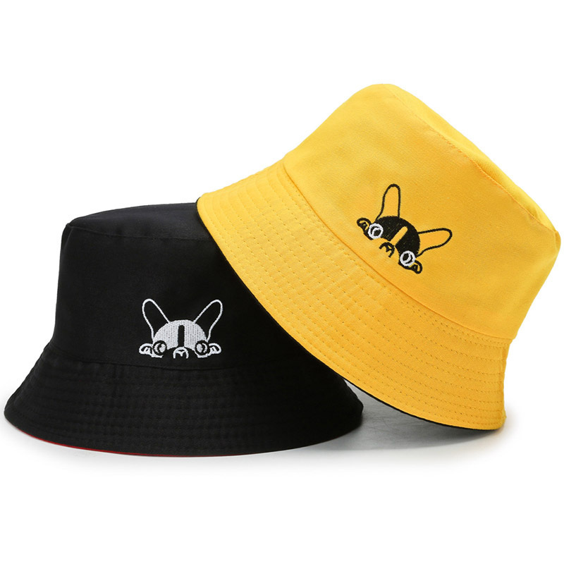 Women's Cartoon Style Cute Pastoral Animal Flat Eaves Bucket Hat display picture 1