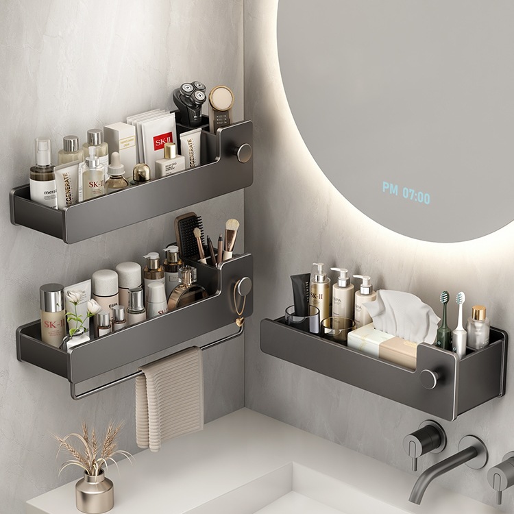 Bathroom Storage Rack Cosmetics Washbasin Bathroom Toilet Washbasin Bathroom Bathroom Wall Storage Shelf